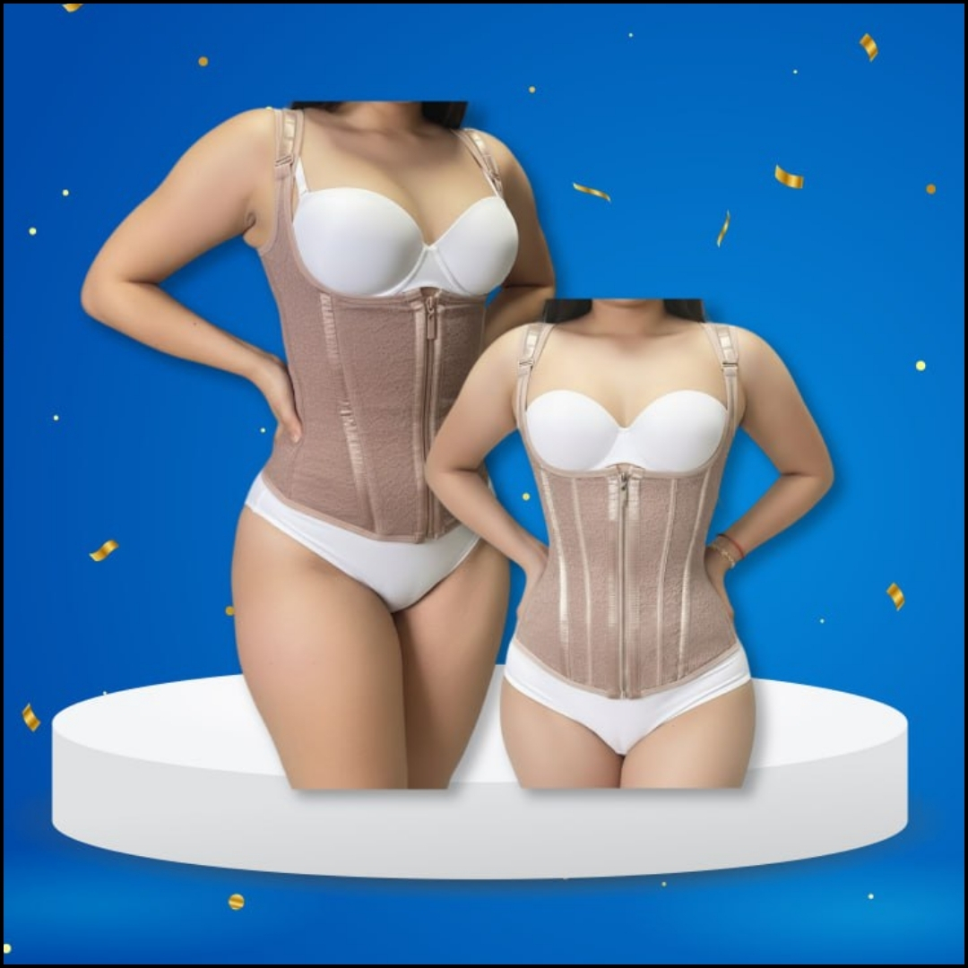 Chaleco corset ultra cintura - TALLA: M